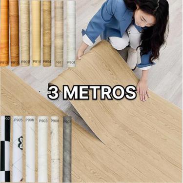 Imagem de Adesivo Para Piso Vinilico Autocolante 3mx61cm Varios Modelos, Proprio