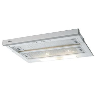 Imagem de Depurador de Embutir Fischer Slim 60cm com Função exaustor Inox e Bran