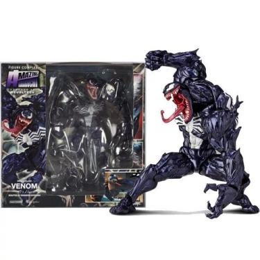 Imagem de Boneco Venom Tempo De Carnificina Articulado Action Figure Colecionave