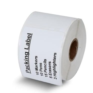 Imagem de BETCKEY - Compatível com Dymo 30324 (2-1/20.3 cm x 2-3/10.2 cm, removíveis) grandes etiquetas multiuso, compatível com impressoras de mesa Dymo LabelWriter Thermal 450, 4XL e Zebra [1 rolo, 320