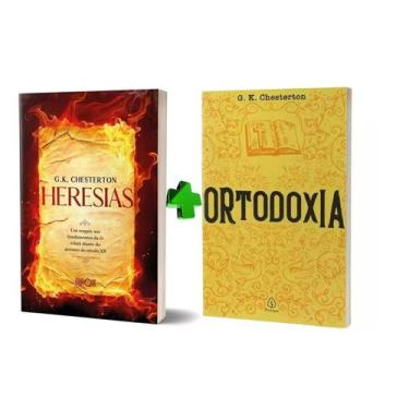 Imagem de Kit 2 livros Chesterton - Heresias + Ortodoxia - Edifique + Principis