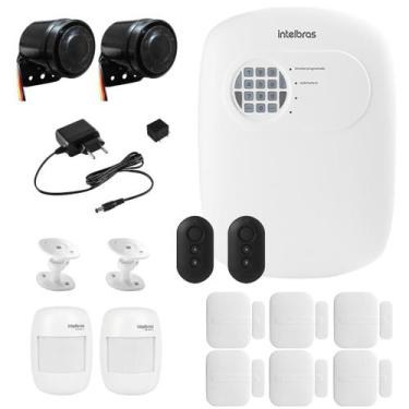 Imagem de Kit Alarme Intelbras Sem Fio Essencial 8 Sensores