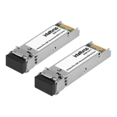 Imagem de Kit A E B Módulo Mini-gbic Gigabit Ethernet Monomodo 10km - INTELBRAS