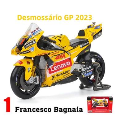 Imagem de Equipe Ducati Lenovo 2023  1 Bagnaia Champion 1:18 Maisto Moto GP Raci