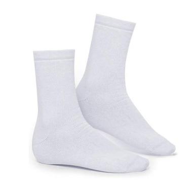 Imagem de Meia Cano Longo Adulta Selene Esportiva Branca - 630100, Branco, 34/39