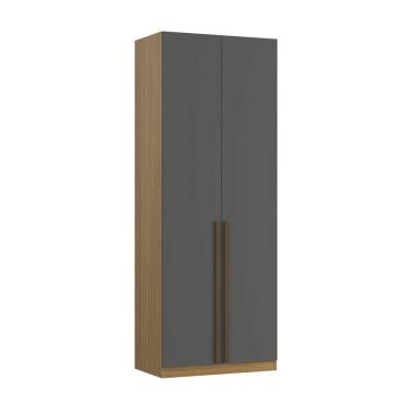 Imagem de Guarda-roupa Modular 2 Portas Altezza Freijó/titânio