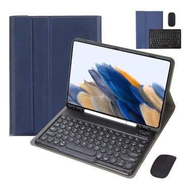 Imagem de Teclado Redondo, Mouse, Capa Para iPad 6/5 Geração