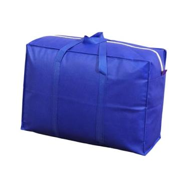 Imagem de AFXGUSD Bolsa de Mudança, Bolsa de Armazenamento, Multifuncional, Reutilizável, Resistente Ao Desgaste, Organizadora de Embalagem, Bolsa de Viagem para Dormit, 58x40x25 cm Azul, Tamanho real
