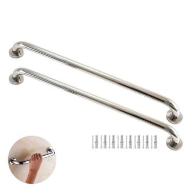 Imagem de Kit 2 Barras De Apoio Banheiro 40cm Suporte para PCD Deficiente Físico