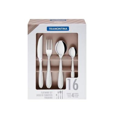 Imagem de Faqueiro Aço Inox 16 Peças Tramontina 66906/554 - Tramontina farroupil