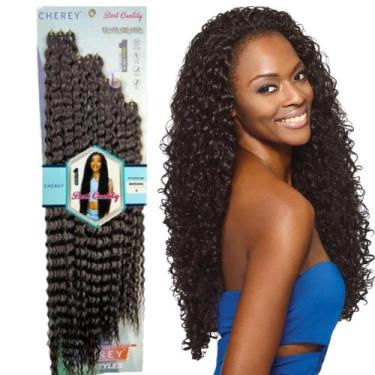Imagem de Cabelo Cacheado Super Natural Comprido Cherey Para Crochet - bbless, c