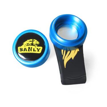 Imagem de Banly Suporte de giz de piscina com clipe de cinto fixo, giz de bolso com clipe magnético portátil, mini suporte de giz de bilhar, caixa de giz para taco de bilhar