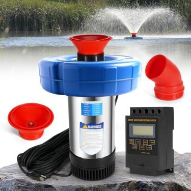Imagem de Ytrica Fonte Aeradora De Lago, Bomba Flutuante De 110 V, 1 Hp E 750 W, Adequada Para Lagos E Lagoas Grandes E Pequenas Ao Ar Livre, Com Cabo De Alimentação De 100 Pés, 15.000 Gph - Substitui Bomba