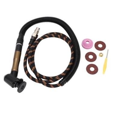 Imagem de Air lápis ta Grinder de alta velocide 23500rpm Pen leve Pneumática Pneumática ângulo Right Micro Grinder para gravar polimento de polimento de metal plástico de pedra de pedra de