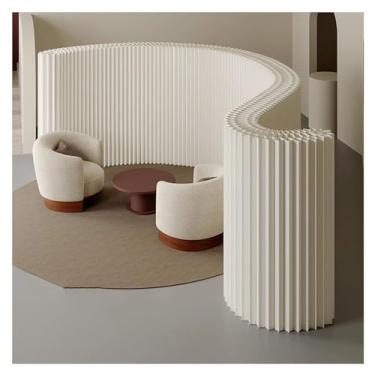 Imagem de Biombos e Divisórias Divisória De Ambiente Dobrável Moderna, Tela De Privacidade, Divisória De Parede Retrátil Portátil, Separador De Ambiente Dobrável Para Sala De Estar, Quarto E Escritório(200x160