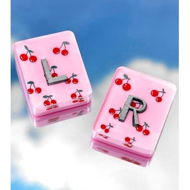 Imagem de Plifal Marcadores de raio X com iniciais de chumbo - Marcadores de raios-X cereja em radiologia de resina, incluem fitas adesivas reutilizáveis para enfermeira radiologista carretel amigo, fácil de