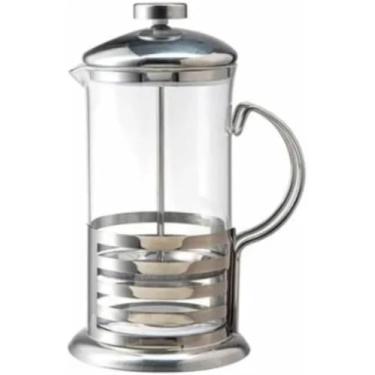 Imagem de Cafeteira Prensa Francesa Vidro Inox, Cremeira, Chaleira, Cafeteira, French Press - 350ml