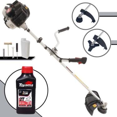 Imagem de Roçadeira Aparador de Grama À Gasolina Kawashima KW43-LE Motor 2T 43cc