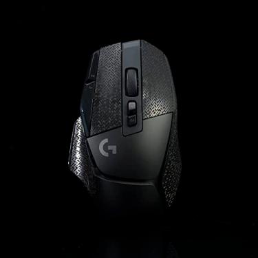 Imagem de Hokeyio Fita aderente para Logitech G502X Lightspeed Plus - antiderrapante, controle aprimorado, resistência ao suor, melhora a aderência de jogos FPS e proteção do mouse [pré-corte] preta 0,5 mm