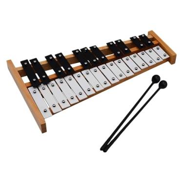 Imagem de MotiveTech Xilofone de 27 Notas Feito de, Glockenspiel, Instrumento Musical Educacional Compacto, Brinquedo de Piano de Toque Manual para Escolar