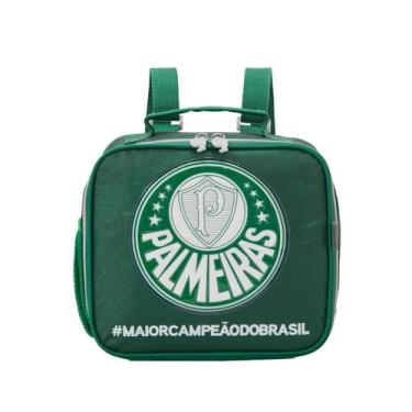 Imagem de Lancheira Mochila Térmica Infantil Escolar Palmeiras Verdão - Xeryus