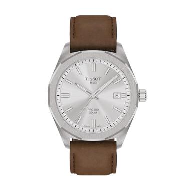 Imagem de Tissot Relógio masculino PRC 100 Solar, prata, 39 mm, Prata