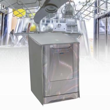 Imagem de CAPA PARA LAVA LOUÇAS ELECTROLUX 14 SERVIÇOS TRANSPARENTE (CINZA)