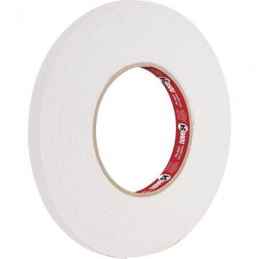 Imagem de Fita Dupla Face Espuma 19mmx10m Branca Nove54