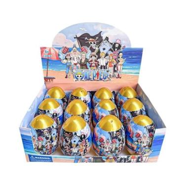 Imagem de 12 Peças Chaveiro De Ovo Surpresa One Piece, Caixa Surpresa, Boneco De