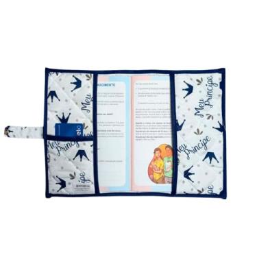 Imagem de Capa Para Caderneta de Vacinação Bebê/Capa Protetora/Vacinas/Porta Documentos Bebê/Menino Menina (Meu Príncipe Marinho)