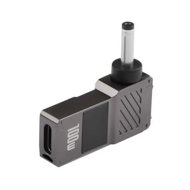 Imagem de GINTOOYUN 2 peças DC 3,5 mm x 1,35 mm para USB C tipo USB C para adaptador de 3,5 x 1,35 mm feito para câmera IP, luzes de LED, impressoras, roteadores, sensores, séries de câmeras sem fio CCTV (35135