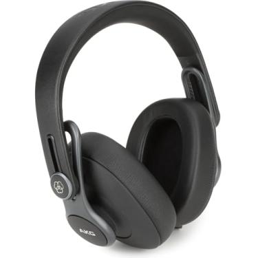 Imagem de AKG Pro Audio K371 Fones de ouvido circum-auriculares profissionais dobráveis para estúdio, mixagem de monitor de estúdio, podcast, fones de ouvido estéreo para DJ, preto
