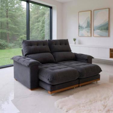 Imagem de Sofá 2 Lugares 2,00m Retrátil e Reclinável Milano Bom Pastor