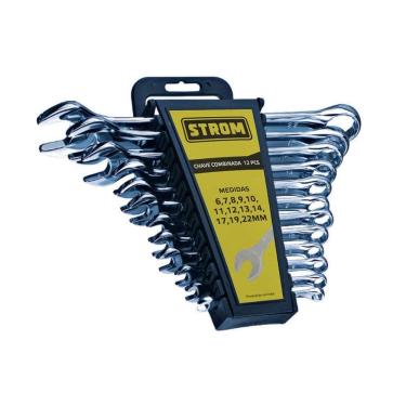 Imagem de Jogo De Chaves Combinada 12 Peças - H200616 - Strom