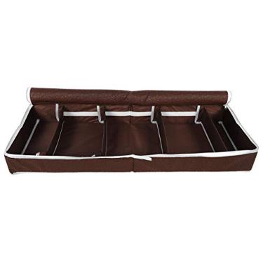 Imagem de Yctze Caixa de Armazenamento de Sapatos à Prova d'água Com Tampa de PVC Com Zíper | Divisores Ajustáveis ​​para Armazenamento Organizado de Calçados | Organizador Dobrável Sob a Cama (Tamanho