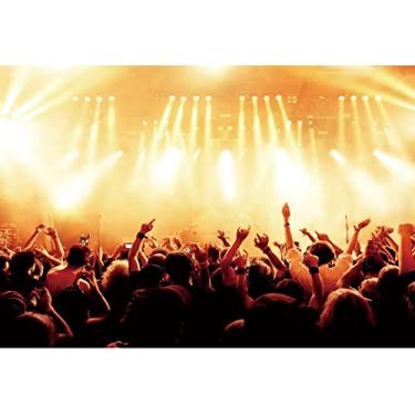 Imagem de OERJU 3 x 2 m, palco, destaque, pano de fundo, concerto, placa de fundo ao vivo, estrela do rock, música, show, faixa de público, decoração de festa, suprimentos, foto, retrato, vinil, estúdio, vídeo