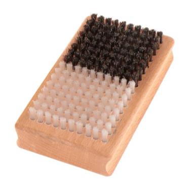 Imagem de KiBcsLic Escova de cera para snowboard, escova para cera de esqui, manutenção de prancha de esqui, acessório de limpeza, estruturação de nylon/crina de cavalo,