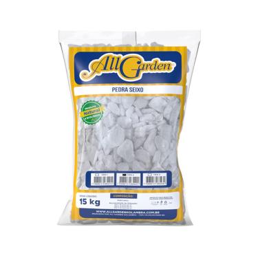Imagem de Pedras para Decoração All Garden Seixos para Jardim 15 kg - Tam 2