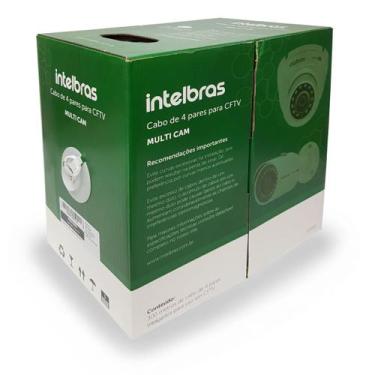 Imagem de Cabo Par Trançado Intelbras Mc8cbr 4 Pares 24 Awg para Cftv 300 m