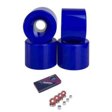 Imagem de Rodas de skate de longboard Cal 7 70mm com rolamentos ABEC 7