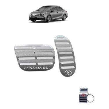 Imagem de Pedaleira Automático Toyota Corolla Gli 2014/2019 Prata