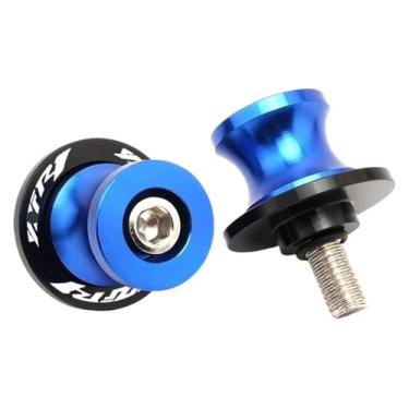 Imagem de BYYINGSUS Bobina de braço oscilante CNC de 6 mm, acessórios de motocicleta compatíveis com Y&AMAHA YZF R1 R3 R6 YZFR1 YZFR3 YZFR6 1999-2024 (Yzfr1 azul)