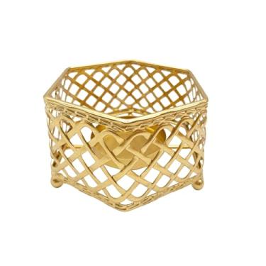 Imagem de Suporte de vela, suporte de cupcake de pilar de ferro, vela moderna, castiçal para festa, mesa de jantar, casamento, castiçais decorativos para casa (9,3 x 6 x 10,5 cm)