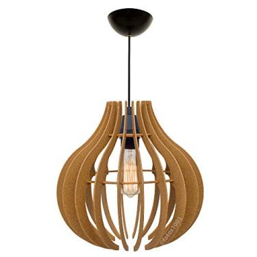 Imagem de Pendente Lótus Ana Maria Marfim Lustre Luminária 30Cm Sala