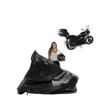Imagem de Capa Moto Royal Enfield Meteor 350 Baú Impermeável Forrada - kahawai