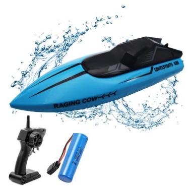 Imagem de Barco de controle remoto TOLLCY TR10 2,4 GHz 15+KMH 28 minutos de temp
