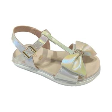 Imagem de Mini Sua Cia, Sandália Menina Mini Sua Cia Perolizada Branco 7043.00728 Tamanho:23;Cor:Branco;Gênero:Menina