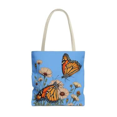 Imagem de Lair Gadgets Bolsa Tote Wings of Spring 45,7 x 45,7 cm para o dia a dia com alças reforçadas e corpo de poliéster durável