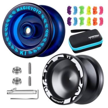 Imagem de Yoyo MAGICYOYO V3 Black + K1 Blue com acessórios para crianças