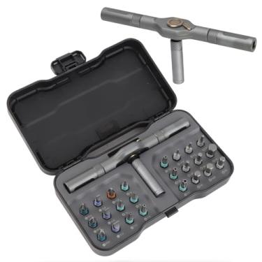 Imagem de Conjunto De Chave De Fenda Catraca 24 Em 1 Com Pontas De Liga De Aço S2 E Cabo Multifuncional RS1